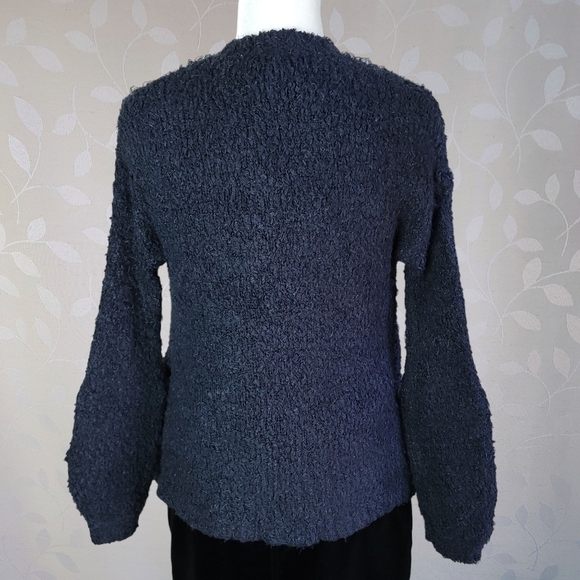 Ecote Urban Outfitters Gray Boucle Open Cardigan Sweater Witchy Boho Softgoth XS - Picture 9 of 12